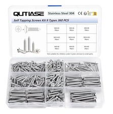 QUTIASE Lot de 360 Vis à Bois