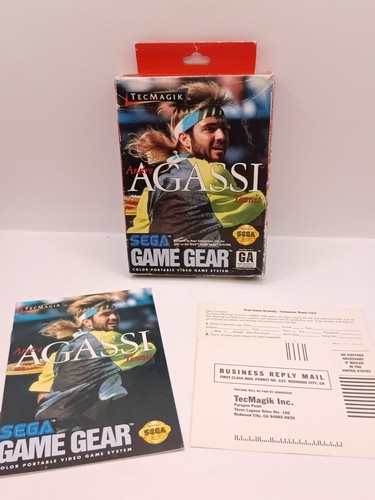 Boite notice andre agassi - et,