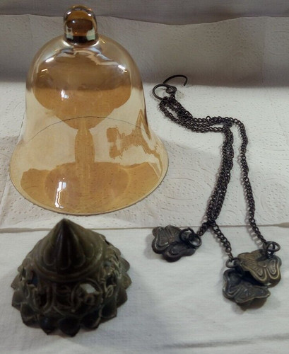Ancien éteignoir verre - éteignoir,