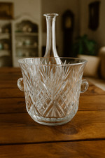 seau à glace en cristal