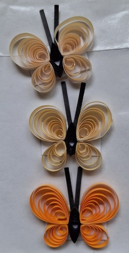 Papillons papier quilling - papillons,