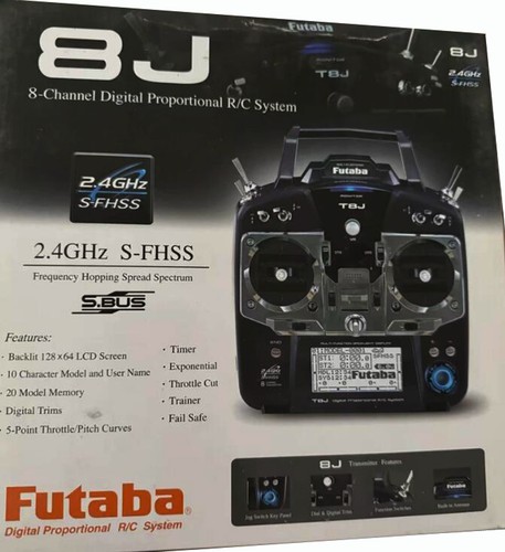 Futaba t8j 8ch 4ghz fhss - futaba,