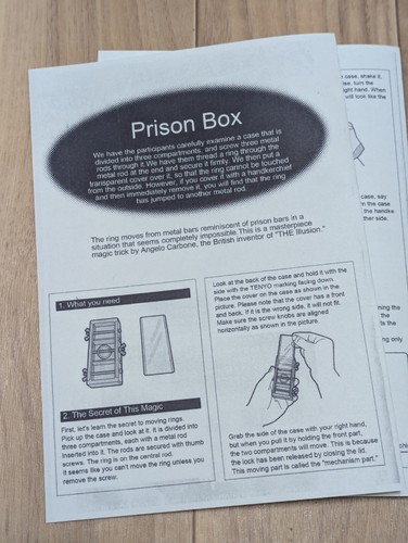 Tenyo prison box - box, magic