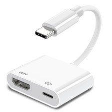 Adaptateur USB-C vers HDMI, compatible avec iPhone 15/16/17, MacBook Pro/Air ...