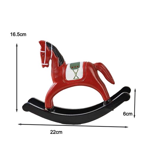Figurine cheval bascule - à, en
