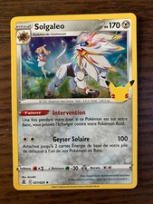 Carte pokémon holo solgaleo - carte,