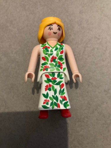 Playmobil femme robe - robe, fleurs