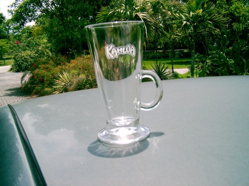 Kahlu liqueur glass - liqueur, with