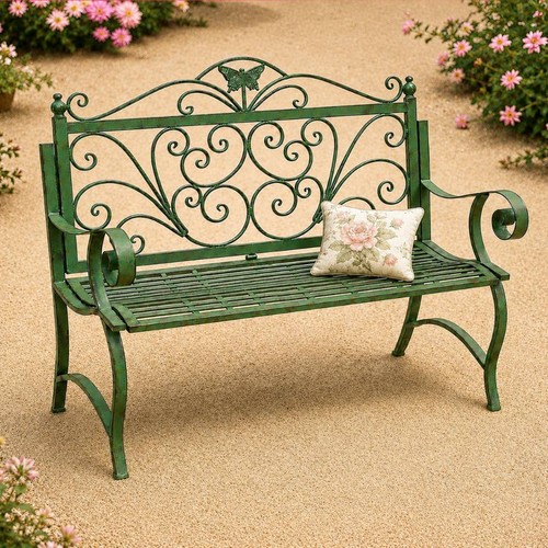 Banc jardin métal - banc, de