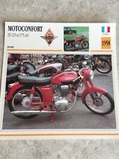Motoconfort ZS 125 et 175 cm3 1958 Carte moto Collection Atlas France