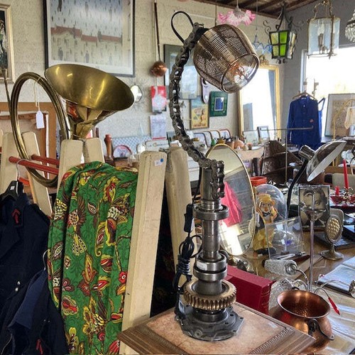 Lampe industriel artisanal - lampe,