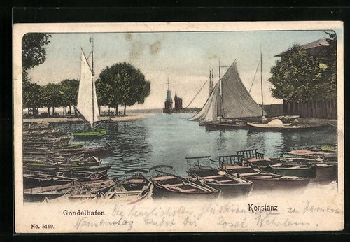 Constance vue port de la - vue,