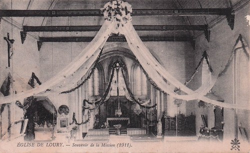 Loury eglise souvenir - eglise,