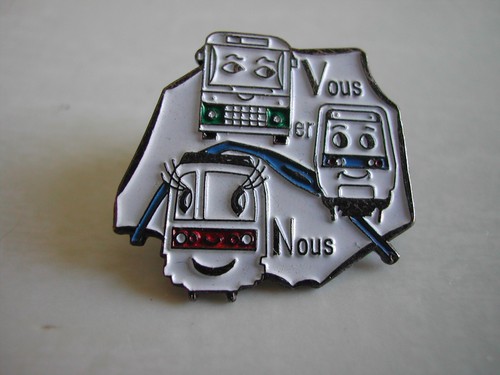 Pin ratp vous nous - pin's,