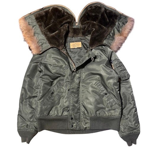 Avirex raccoon fur model 2b - raccoon, n-2b