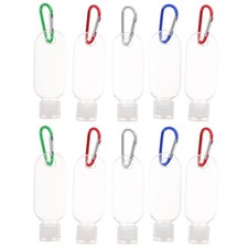  10 Sets Bouteilles De Toilette Voyage Compressibles En Plastique