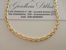 18K OR JAUNE Chaîne Ras Du