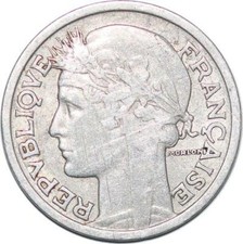 S5182 2 Francs MORLON, ALUMINIUM 1945 C - Faire Offre