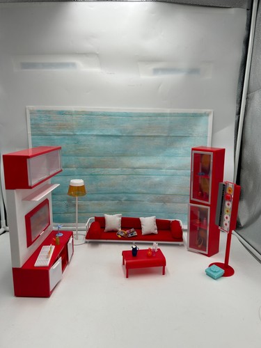 Salon rouge pour - pour, barbie