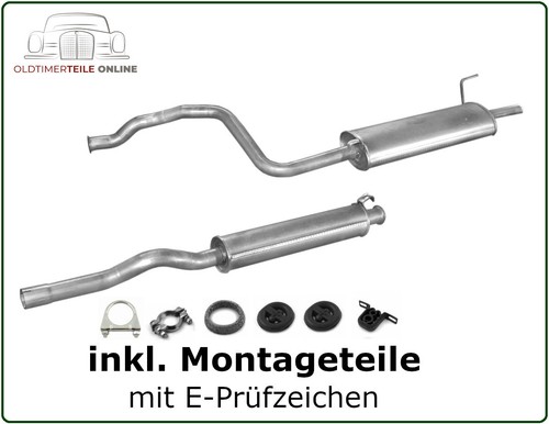 échappement set audi - audi, 80