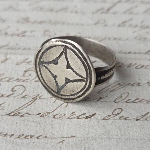Bague bijou berbère ancien - ancien, en