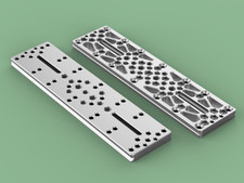Wide dovetail plate 300x75mm - dovetail,