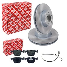 Febi Disques 324mm + Revêtements Avant Convient pour BMW 5er E39 V8 535i 540i