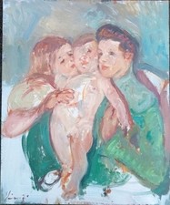 Tableau Peinture Huile Toile