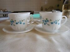 4 tasses à chocolat et sous