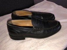 jolis mocassins cuir noir GEOX CUOIO pointure 44