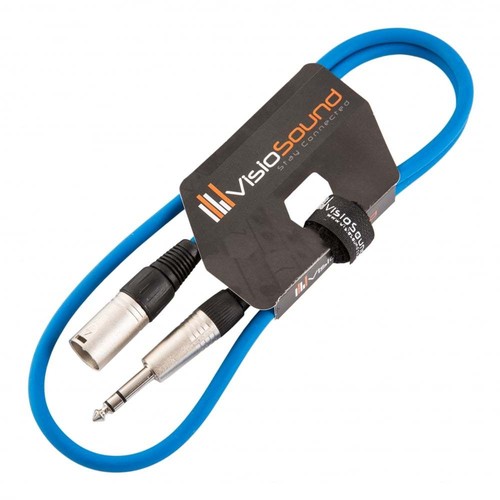 Câble xlr mâle jack trs - xlr,