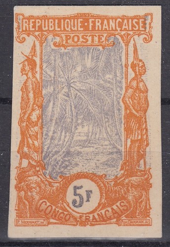 Congo francais essai papier - francais,
