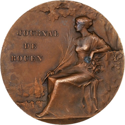 France médaille journal de - france,, médaille,