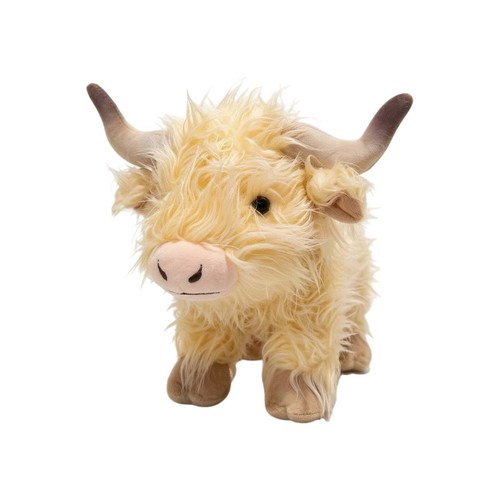 Peluche vache highland - peluche, poils