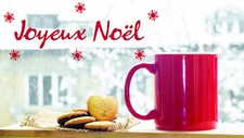 * 1 Sticker Joyeux Noël +
