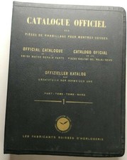 Rare Livre Ancien catalogue officiel pièces d'habillage montre suisse mido 
