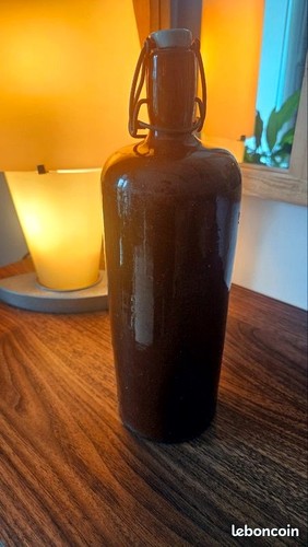 Bouteille ancienne grès - bouteille,