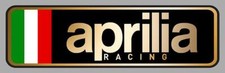 APRILIA  RACING left Sticker vinyle laminé