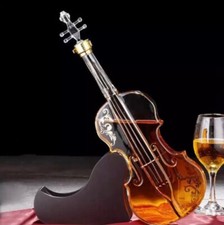 Violon Whisky Décanteur avec Support/Alcool Flasque/1000ML