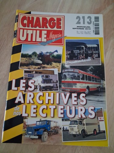 Charge utile 213 2010 - charge,