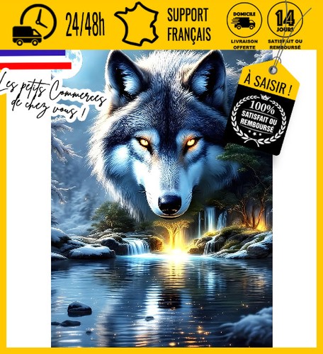 Qqyrhn diy fantaisie loup - fantaisie,