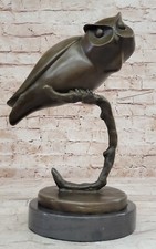 Statue En Bronze De Hibou En