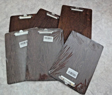 Porte bloc A4 panneau rigide en bois  x 6