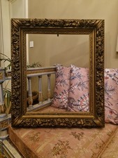 Grand Cadre Ancien En Bois