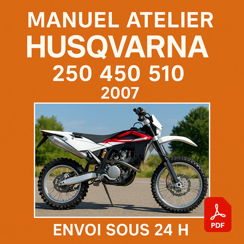 Manuel atelier husqvarna 250 - manuel,