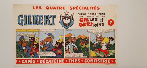 Buvard vintage quatre - buvard,