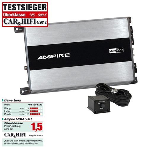 Ampire mbm500 bass - mbm500.1-3g, mono