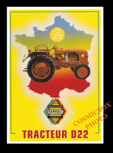 Carte postale affiche - , tracteur