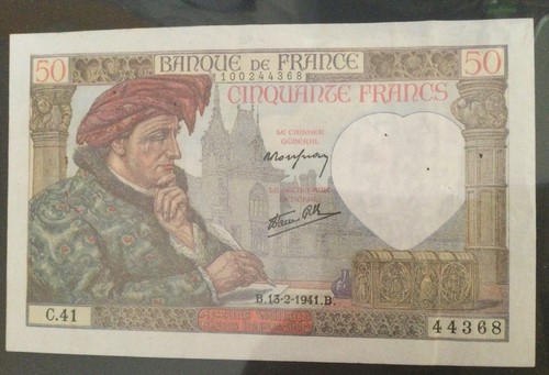 Billet banque france - billet,