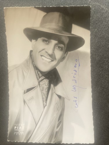 Carte postale chanteur luis - carte,